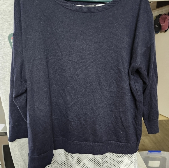 Ann Taylor Tops - Ann Taylor Navy Blue Women's Top